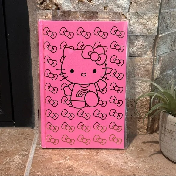 Sanrio Hello Kitty Pink and Gold Journal - Picture 1 of 3